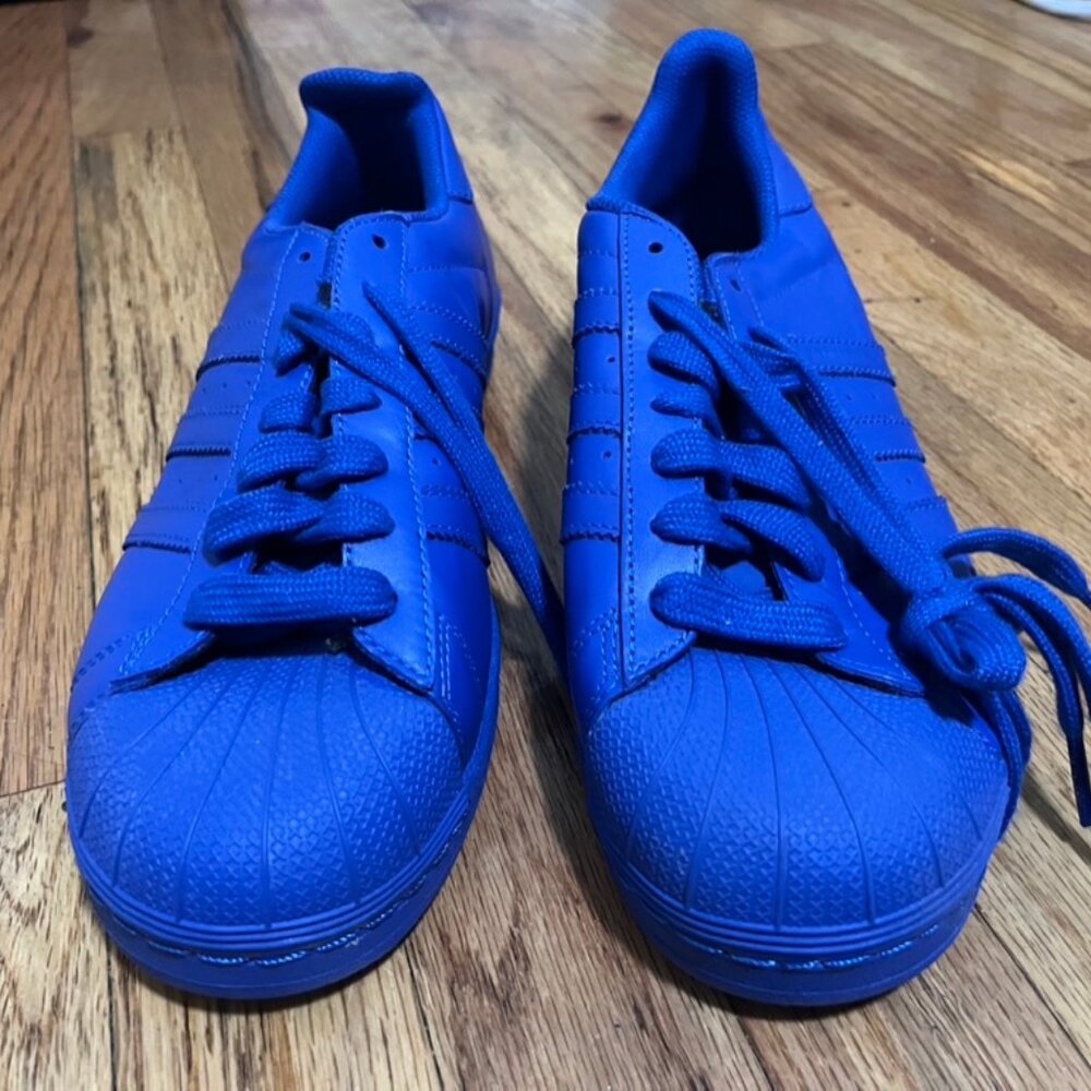 Adidas Superstar Shell Toe - Pharrell Supercolor  Bold Blue S41814 US Size 8.5